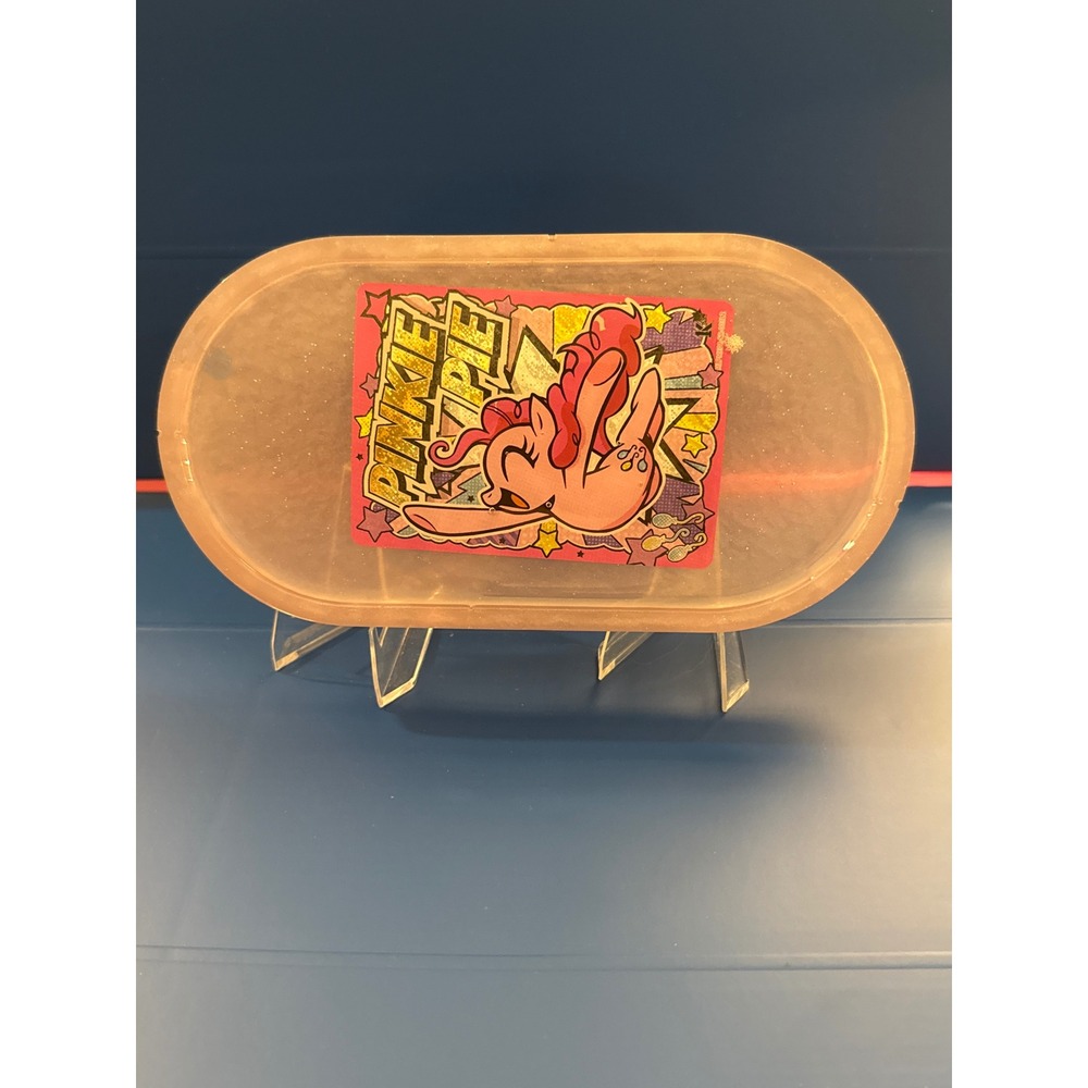 Pinkie Pie My Little Pony Resin Trinket Tray Glitter Oval Jewelry Dish Handmade